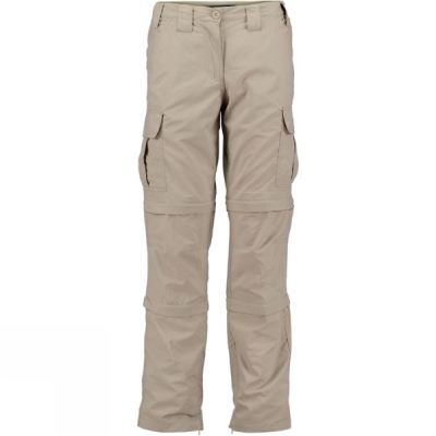 Pantalones Ayacucho Naryn Double Zip Off Mujer - Beige - Chile OFU401857